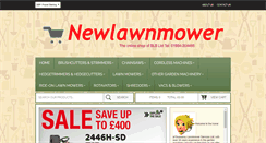 Desktop Screenshot of newlawnmower.co.uk